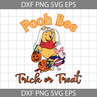 Bear Bee Svg, Bear Pumpkin Svg, Cartoon Svg, Halloween Svg, Cricut File, Clipart, Svg, Png, Eps, Dxf