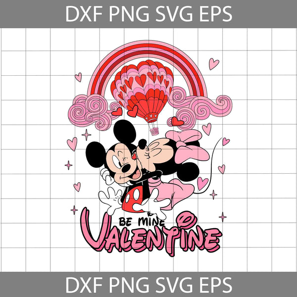 Be Mine Valentine Svg, Mouse Svg, Valentine’s Day Svg, Cartoon Svg, Cricut File, Clipart, Svg, Png, Eps, Dxf