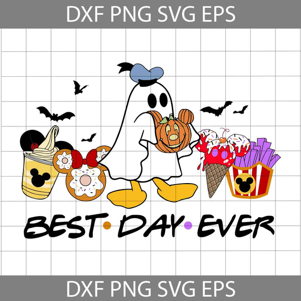 Best Day Ever Svg, Duck Svg, Drink And Food Svg, Pumpkin Svg, Cartoon Svg, Halloween Svg, Cricut File, Clipart, Svg, Png, Eps, Dxf