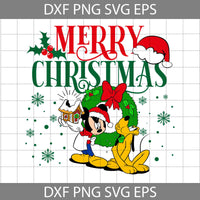 Mouse Svg, Mouse And Friends Svg, Merry Christmas Svg, Cartoon Svg, Christmas Svg, Cricut File, Clipart, Svg, Png, Eps, Dxf