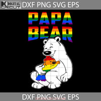 Papa Bear Lgbt Svg Cricut File Clipart Png Eps Dxf