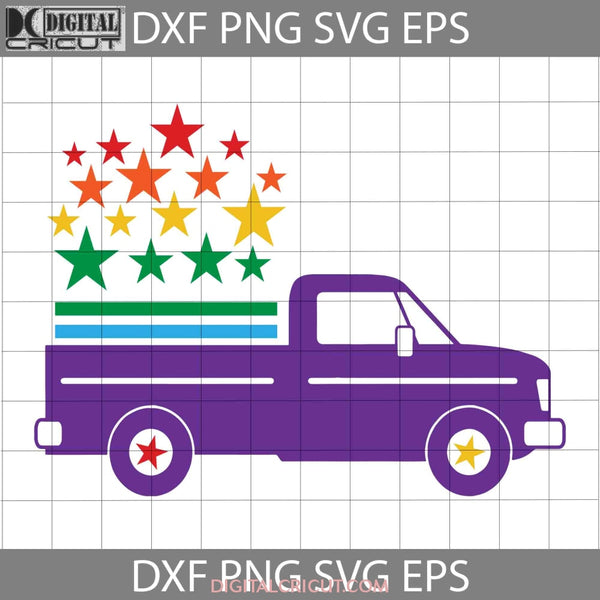 Pride Truck Star Svg Lgbt Svg Cricut File Clipart Png Eps Dxf