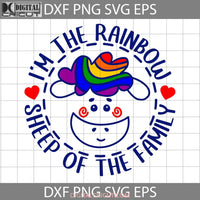 Rainbow Sheep Svg Lgbt Cricut File Clipart Png Eps Dxf
