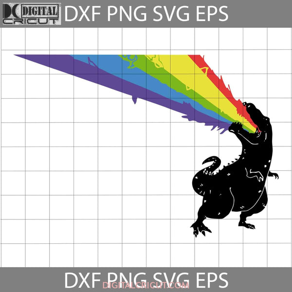 Rex Breathe Rainbow Svg Dinosaur Gay Lgbt Cricut File Clipart Png Eps Dxf