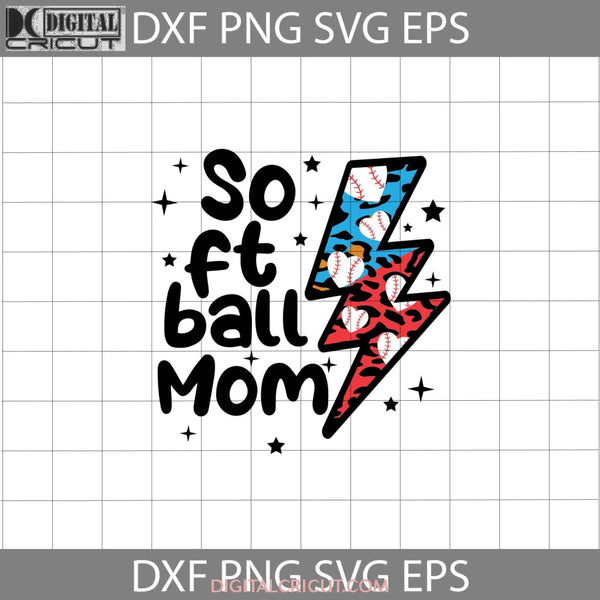 Softball Mom Svg Roker Mothers Day Cricut File Clipart Png Eps Dxf