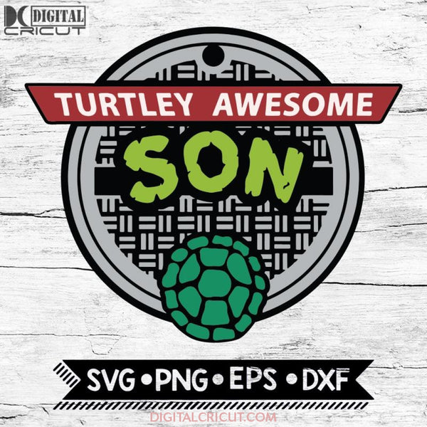 Turtley Awesome Father & Son Svg Fathers Day Dad Shirt Daddy And Me Outfit Gift Matching