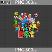 8Th Birthday Super Mario Png Boy Png Clipart Images 300Dpi Digital