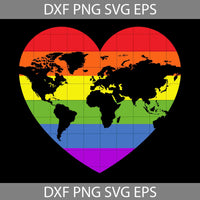 World Map For Lgbt Svg, Homosexual Svg, Lesbian Svg, Gay Svg, Valentine's day Svg, Gift Svg, Cricut File, Clipart, Svg, Png, Eps, Dxf
