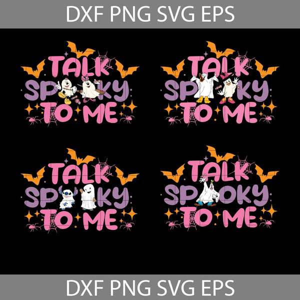 Talk Spooky To Me Svg, Bundle, Halloween svg, Cricut File, Clipart, svg, Png, Eps, Dxf