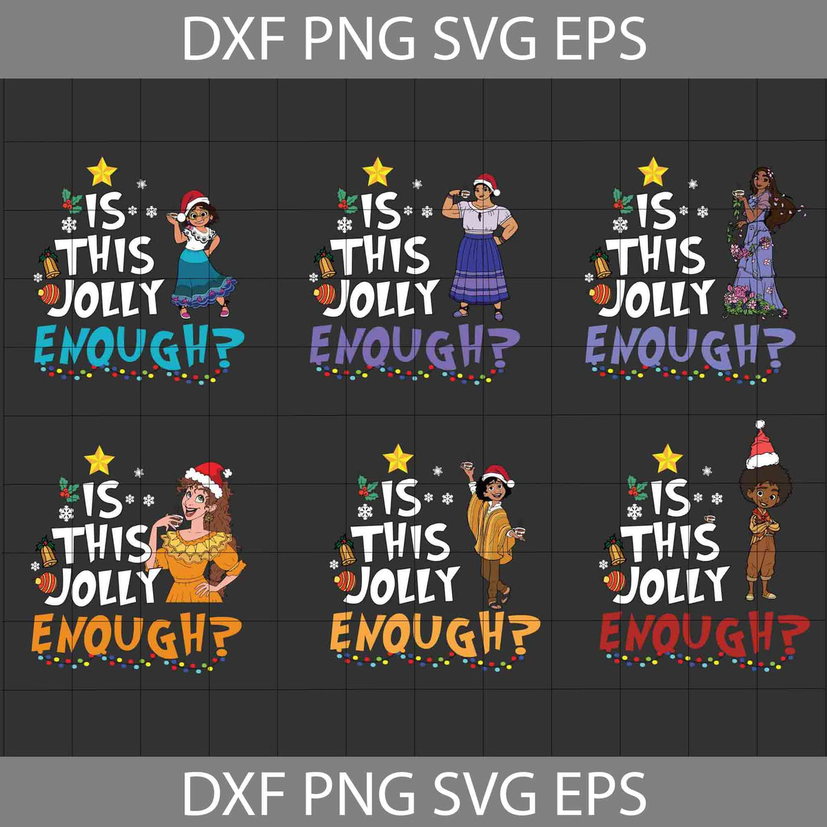 Is This Jolly Enough? Svg, Love Coffee Svg, Bundle, Christmas Svg ...