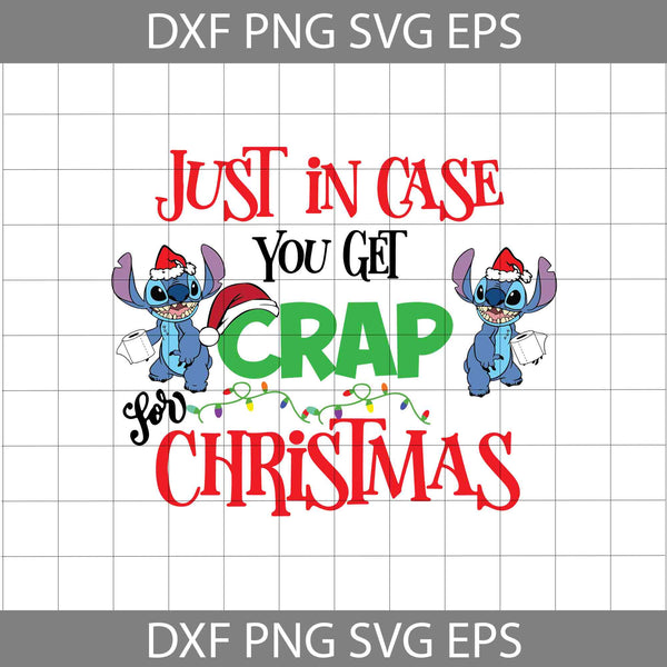 In Case You Get Crap For Christmas Svg, Shit Svg, Toilet Paper Svg, Christmas Svg, Cricut File, Clipart, Svg, Png, Eps, Dxf