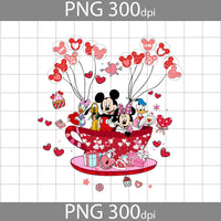 Cup Valentine Png, Matching Couple,  Valentine's Day Png, Gift Png, Png Digital Images 300dpi