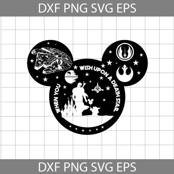 When You Wish Upon Svg, Mickey Head Svg, Movie Svg, Cricut File, Clipart, Svg, Png, Eps, Dxf