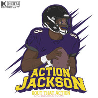 Action Jackson Athletic Svg, Baltimore Ravens Svg, Cricut File, Clipart, NFL Svg, Sport Svg, Player Svg, Football Svg, Png, Eps, Dxf