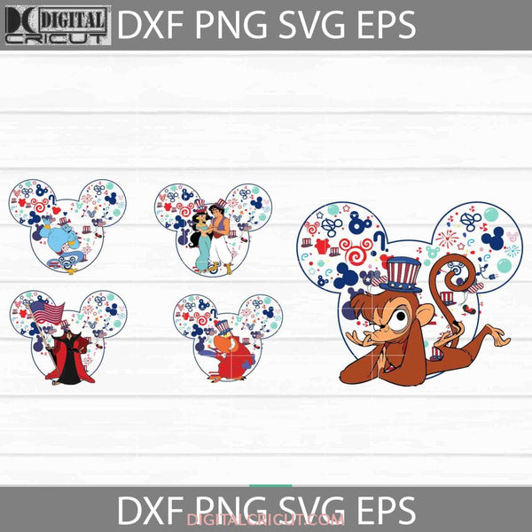 Aladdin Svg Bundle 4Th Of July Independence Day America Cricut File Clipart Png Eps Dxf