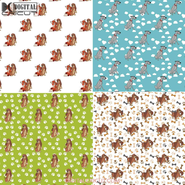 Animals Seamless Pattern, Digital Papers, Scrapbook Papers, Pattern Pa ...