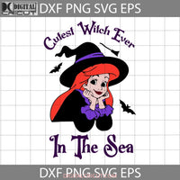 Ariel Halloween Princess Svg Svg Cricut File Clipart Png Eps Dxf