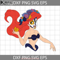 Ariel Halloween Svg Princess Cricut File Clipart Png Eps Dxf