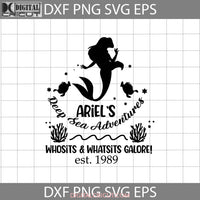 Ariels Deep Sea Adventures Svg The Little Mermaid Cartoon Cricut File Clipart Png Eps Dxf