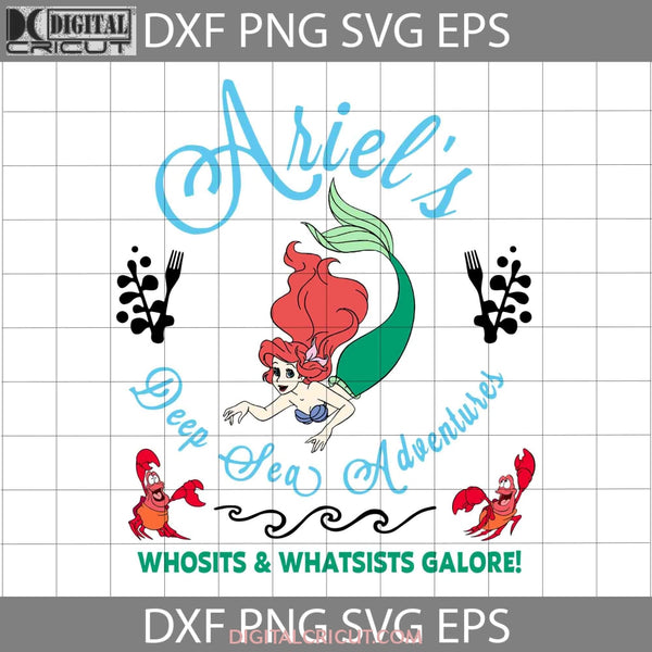 Ariels Deep Sea Adventures Whosits And Whatsits Galore Svg Ariel Svg The Little Mermaid Cartoon