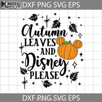 Autumn Leaves Svg Halloween Cricut File Clipart Png Eps Dxf