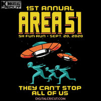 Awesome Annual Area 51 5k Fun Run Alien UFO Alien, UFO Alien svg, UFO Alien png