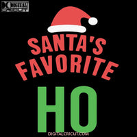 Santa's Favorite Ho Funny Christmas SVG File