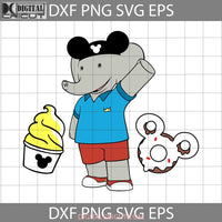 Babar And The Adventures Of Badou Svg With Balloon Cartoon Cricut File Clipart Png Eps Dxf