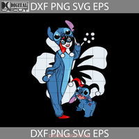 Stitch And Harley Quinn Costume Svg Cartoon Halloween Svg Gift Cricut File Clipart Svg Png Eps Dxf