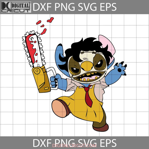 Leatherface X Stitch Svg Halloween Cricut File Clipart Png Eps Dxf