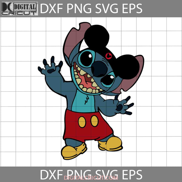 Stitch Costumes Svg Mouse Cuties Cartoon Characters Svg Halloween Gift Cricut File Clipart Png Eps