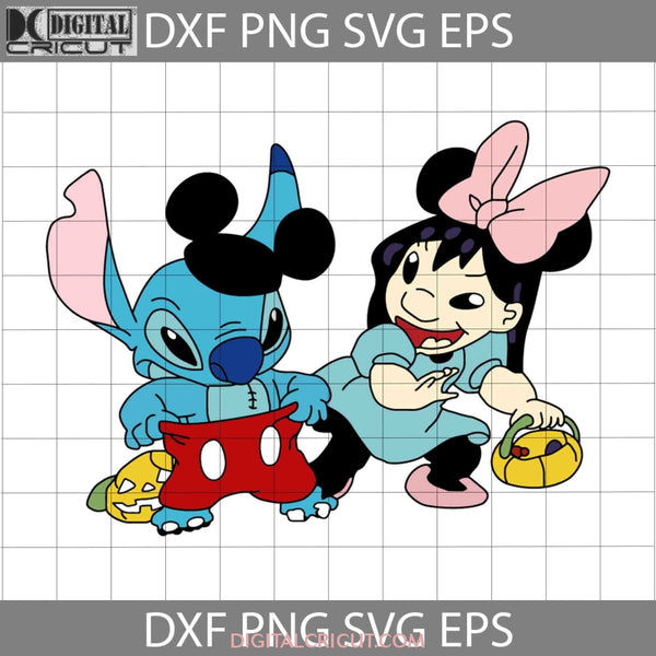 Stitch And Lilo Costumes Svg Mouse Cuties Cartoon Characters Svg Halloween Gift Cricut File Clipart