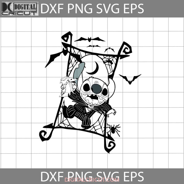 Stitch Costume Jack Skellington Halloween Svg Svg Cricut File Clipart Png Eps Dxf