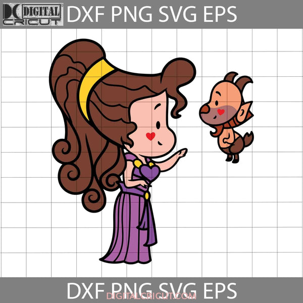 Baby Megara Cute Svg Little Princess Cartoon Cricut File Clipart Png Eps Dxf