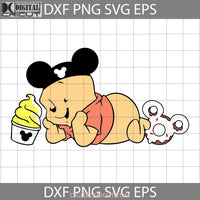 Baby Pooh Mickey Ears Svg Winnie The Cartoon Cricut File Clipart Png Eps Dxf