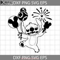 Baby Stitch Balloon Svg Cartoon Cricut File Clipart Png Eps Dxf