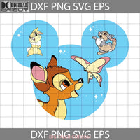 Bambi Mickey Svg Thumper Ears Cartoon Cricut File Clipart Png Eps Dxf