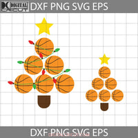 Basketball Svg Christmas Tree Svg Cricut File Clipart Png Eps Dxf