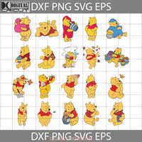 Bear Svg Cartoon Bundle Cricut File Clipart Png Eps Dxf