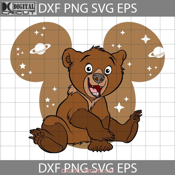 Brother Bear Svg Mickey Ears Svg Cartoon Cricut File Clipart Png Eps Dxf