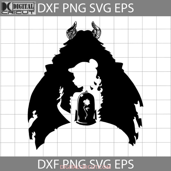 Beauty And The Beast Svg Cartoon Cricut File Clipart Png Eps Dxf