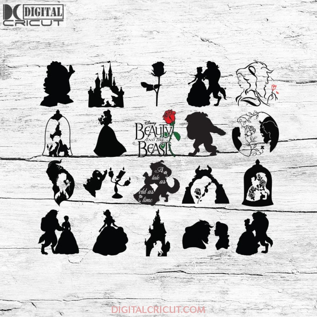 Beauty And The Beast Svg, Princess Svg, Cricut File, Silhouette, Carto – Digitalcricut beauty-and-the-beast-svg-princess-svg-cricut-file-silhouette-carto-digitalcricut