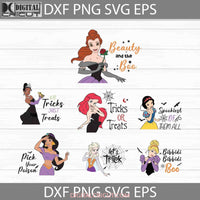 Beauty And The Boo Svg Tricks Or Treats Bundle Princess Witches Halloween Svg Cricut File Clipart