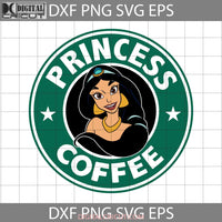 Belle Coffee Princess Svg Cartoon Cricut File Clipart Png Eps Dxf