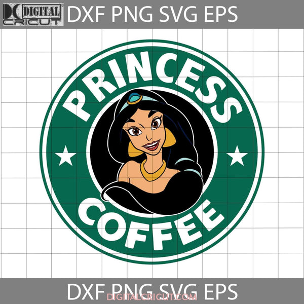 Belle Coffee Princess Svg Cartoon Cricut File Clipart Png Eps Dxf