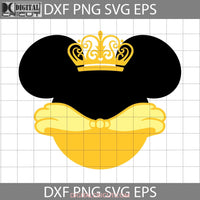 Belle Mickey Head Mouse Svg Funny Cartoon Cricut File Clipart Png Eps Dxf