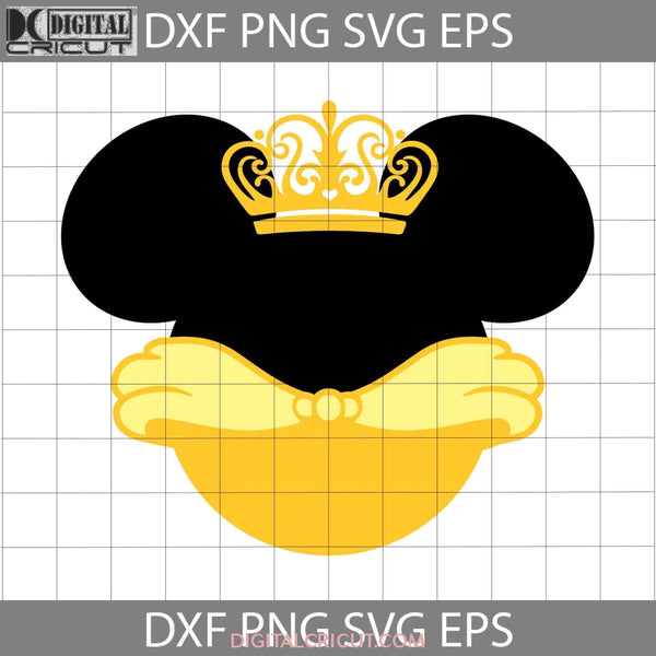 Belle Mickey Head Mouse Svg Funny Cartoon Cricut File Clipart Png Eps Dxf