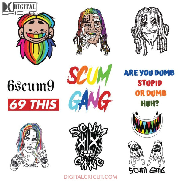 Big 69 Svg, Are You Dumb Stupid Or Dumb Hoh Svg, Bundle, Cricut File, Clipart, Scum Gang Svg, Png, Eps, Dxf