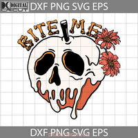 Bite Me Poison Apple Svg Halloween Cricut File Clipart Png Eps Dxf