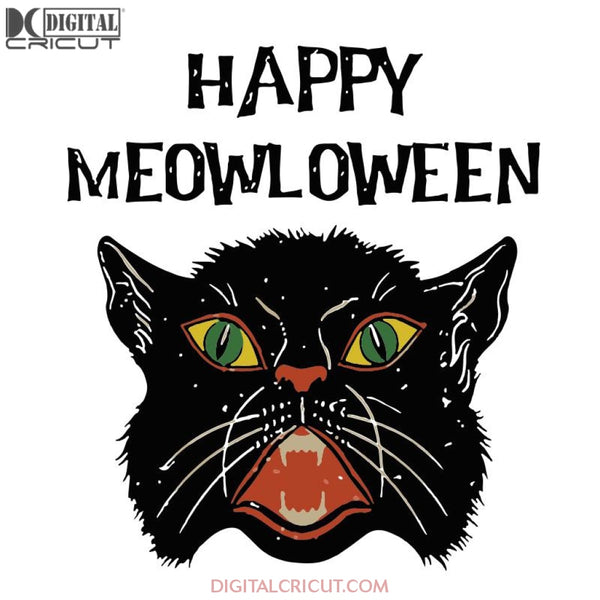 Black Cat Scratching Funny, Halloween Svg, Cricut, Clipart, Halloween Costume, Cats Svg, Animal Svg